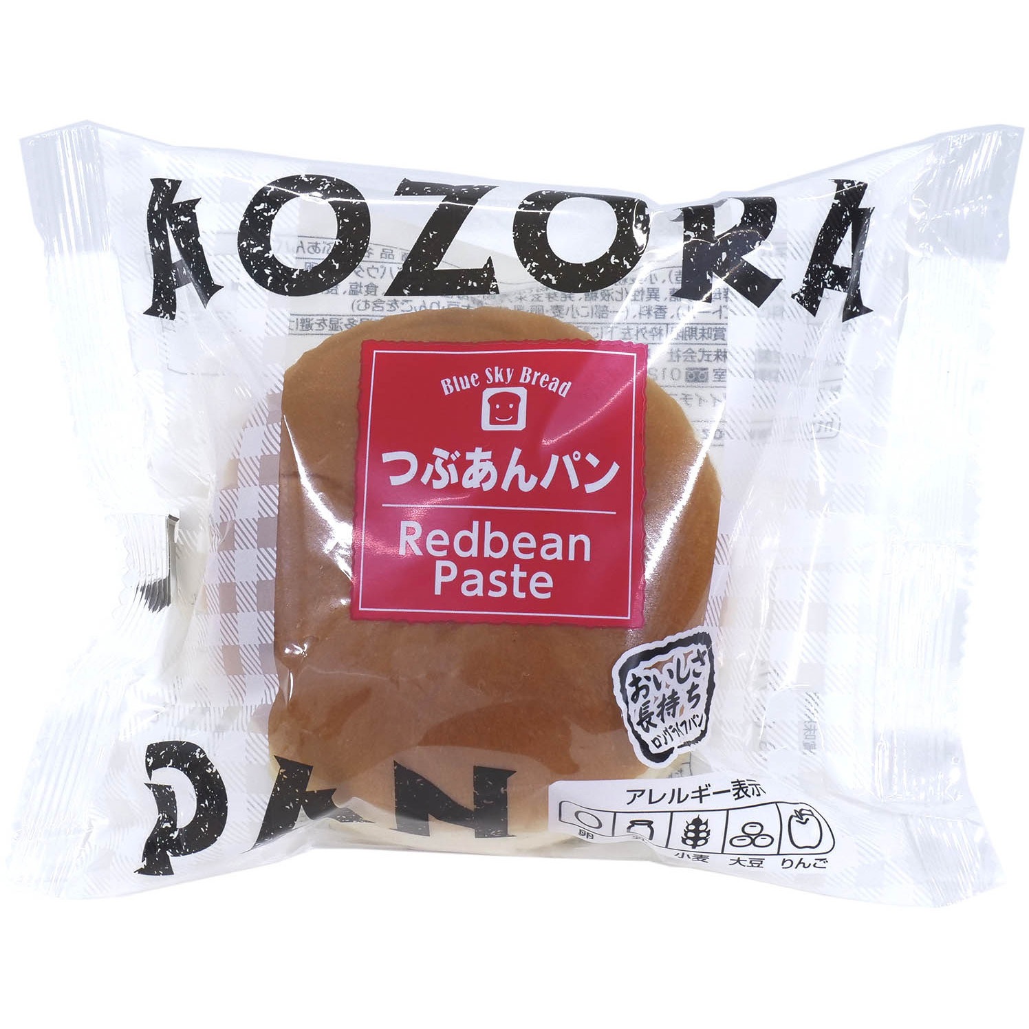6300039137 ロングライフパン 青空製パン 保存期間製造日より70日年 内容量100g つぶあん  1セット(96個)