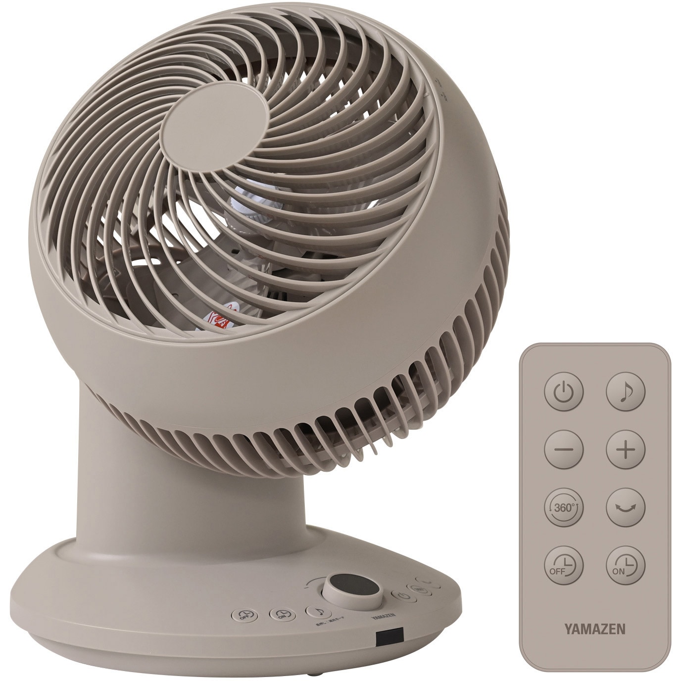 YAR-CD20ES(GR) サーキュレーター 首振り360度 DCモーター 全分解