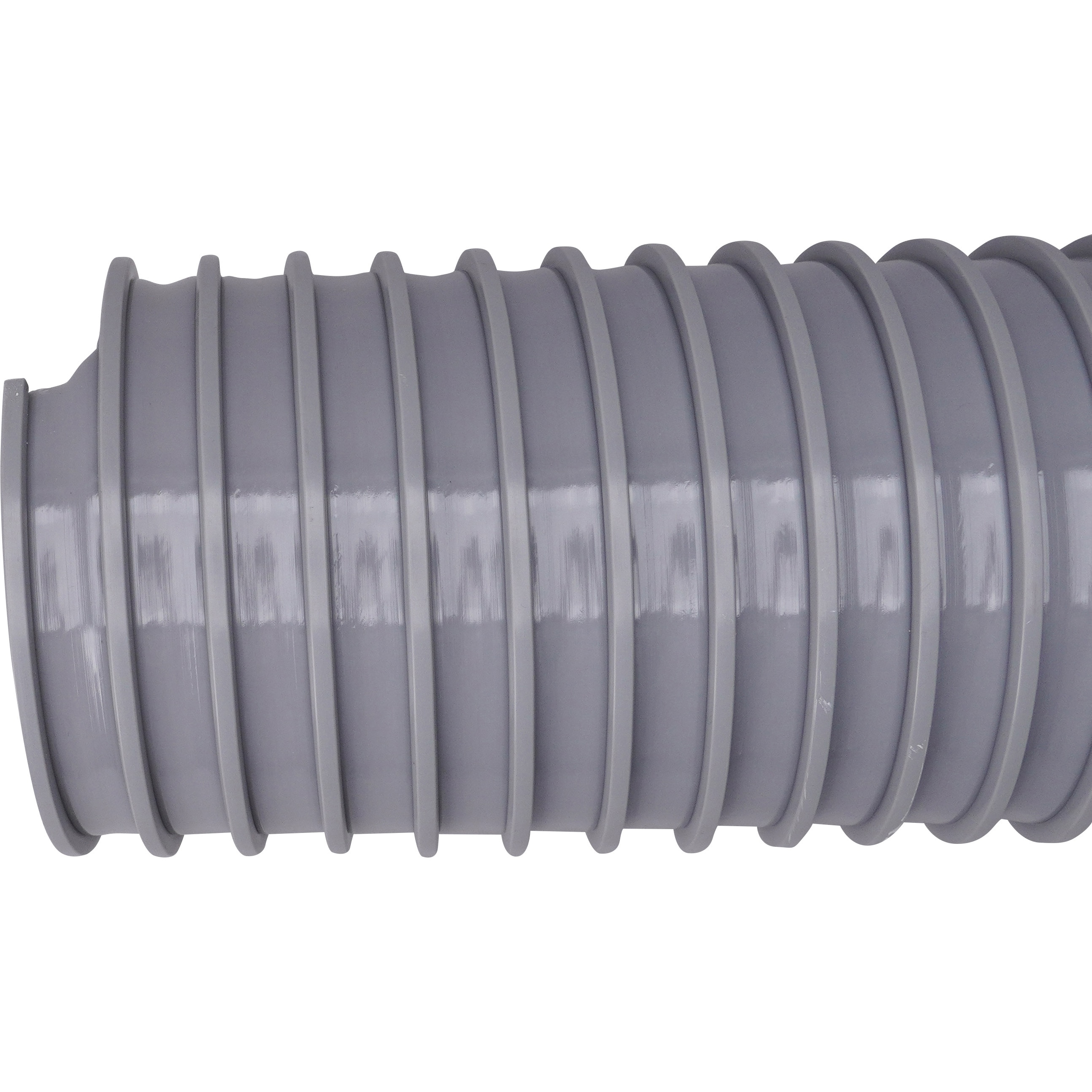 ダクトホース 室内送排気用 PVC モノタロウ 灰色 内径125.9mm外径138.7