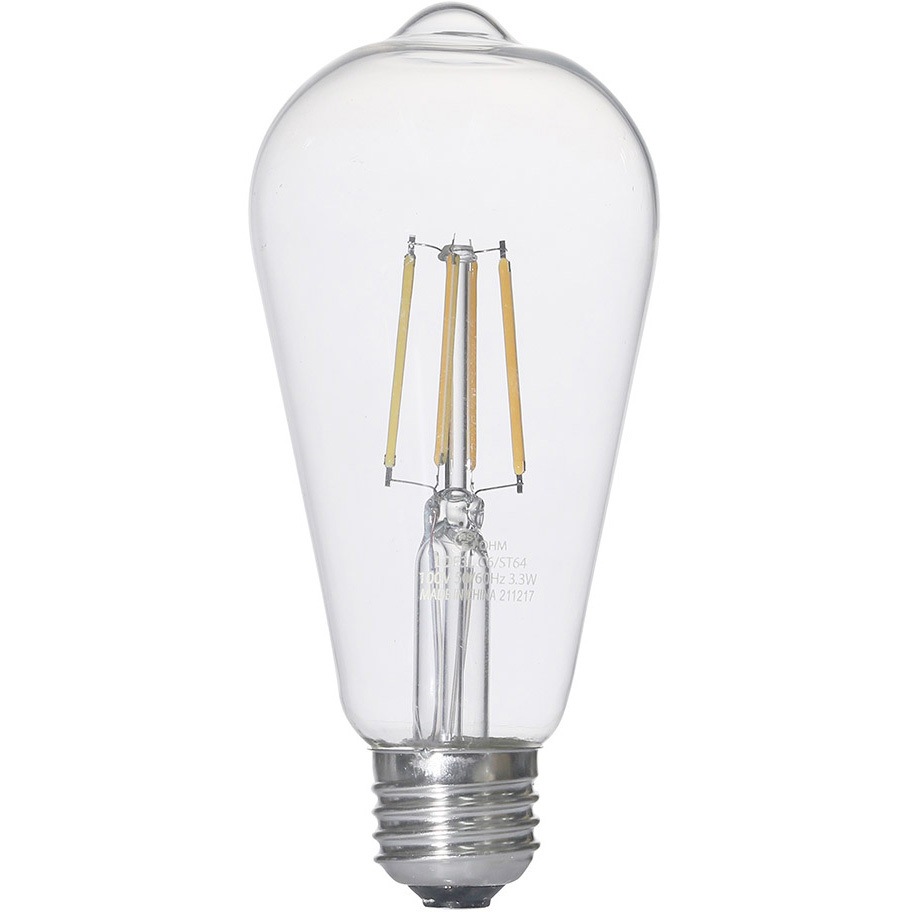 omum-ペンダントライト & フィラメント球6個 TIC 本体 1灯ペンダントライト ブラック TC-1004-BK 1個（直送品