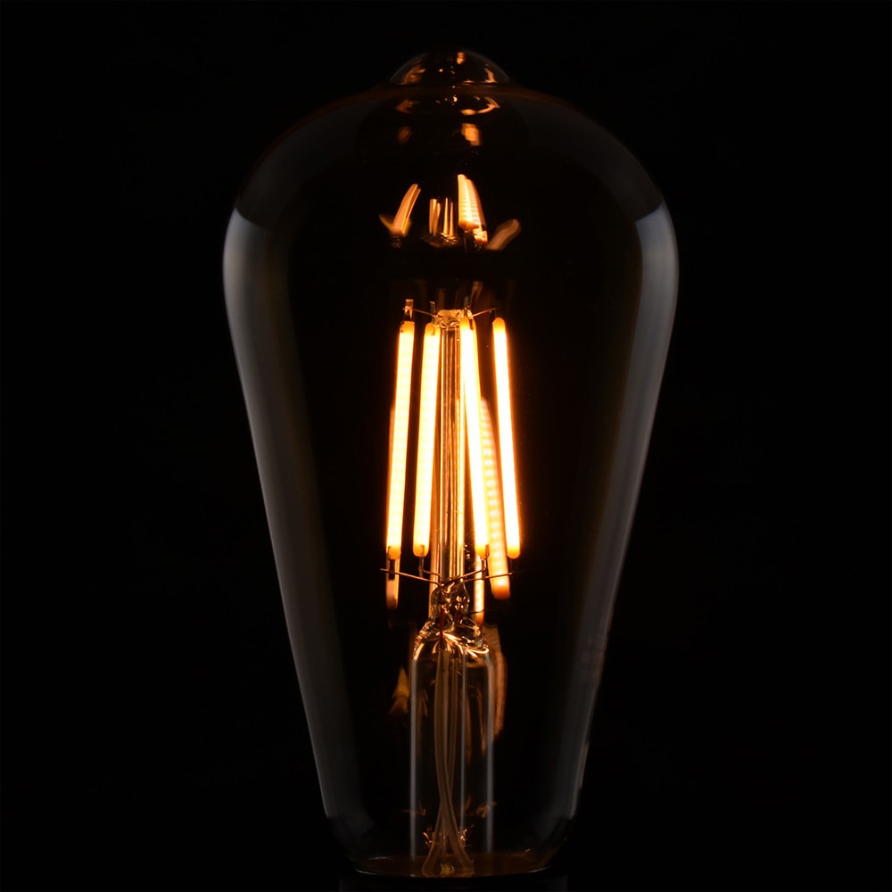 omum-ペンダントライト & フィラメント球6個 LDF3L C6/GST64 LEDフィラメント電球 E26 キャンドル色 オーム