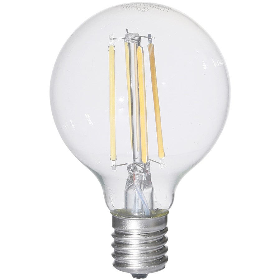 LDA4L-E17 C6/LBG5 LEDミニボール球 E17 フィラメント オーム電機