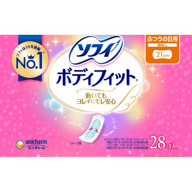 ソフィ ボディフィット ユニ・チャーム 香り無香 ふつうの日用 1個(28