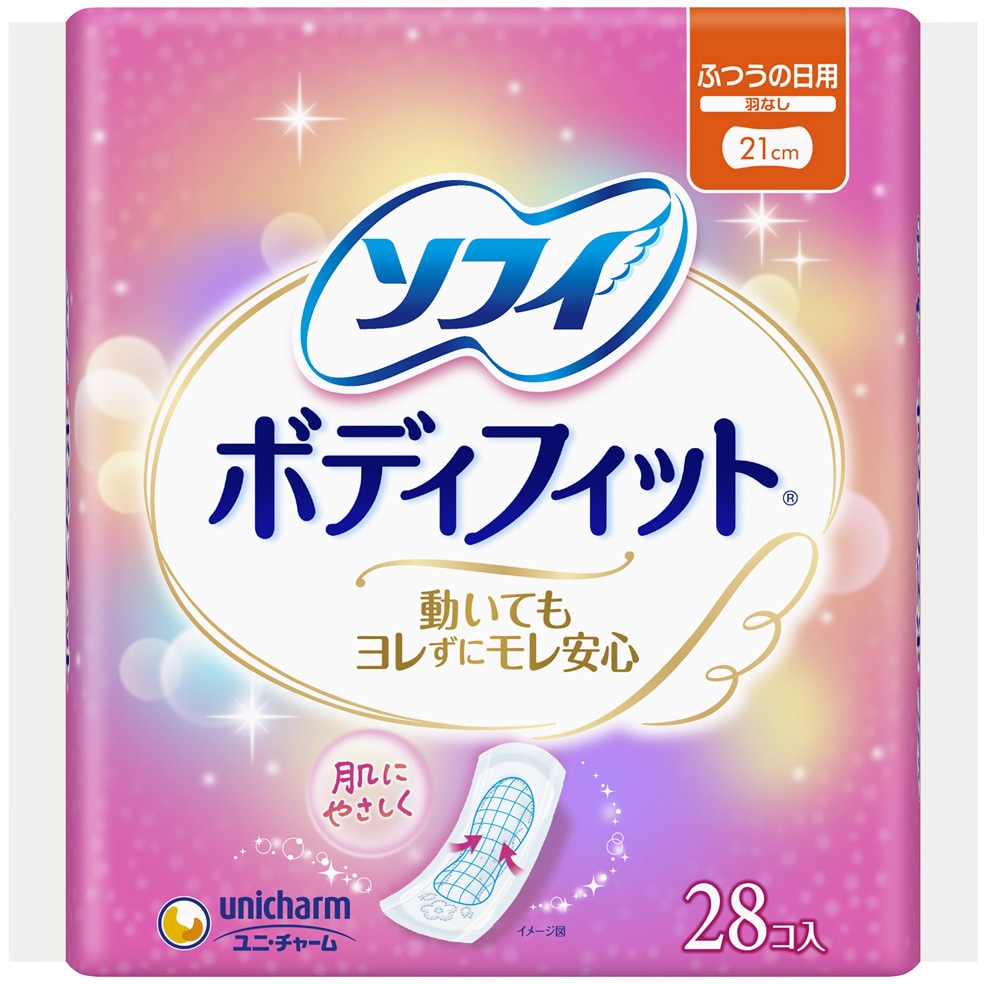 ソフィ ボディフィット ユニ・チャーム 香り無香 ふつうの日用 1個(28
