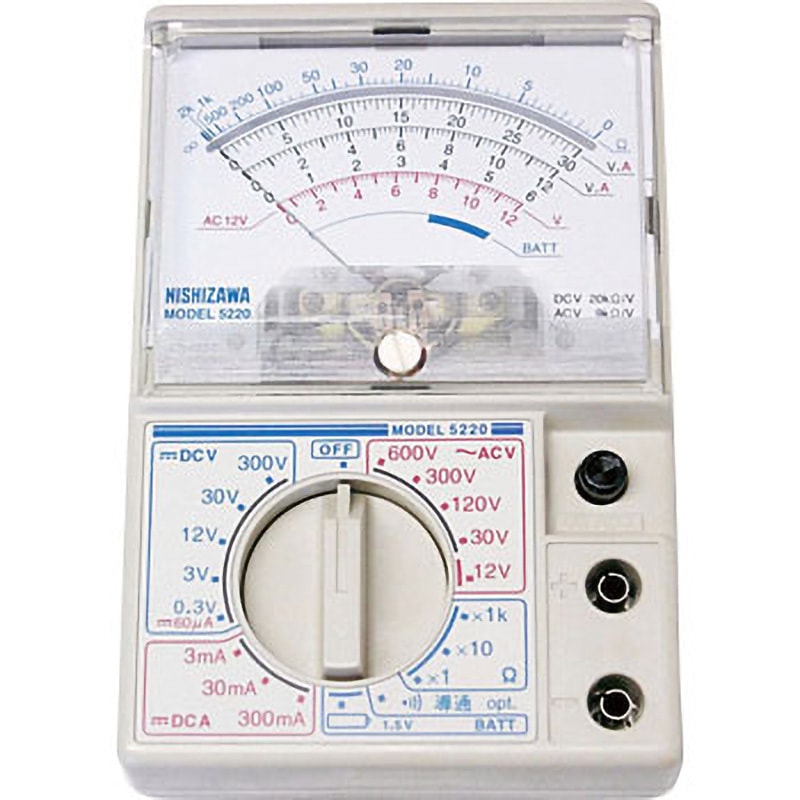 5220-05 キットテスタ 1個 西澤電機計器製作所 【通販モノタロウ】