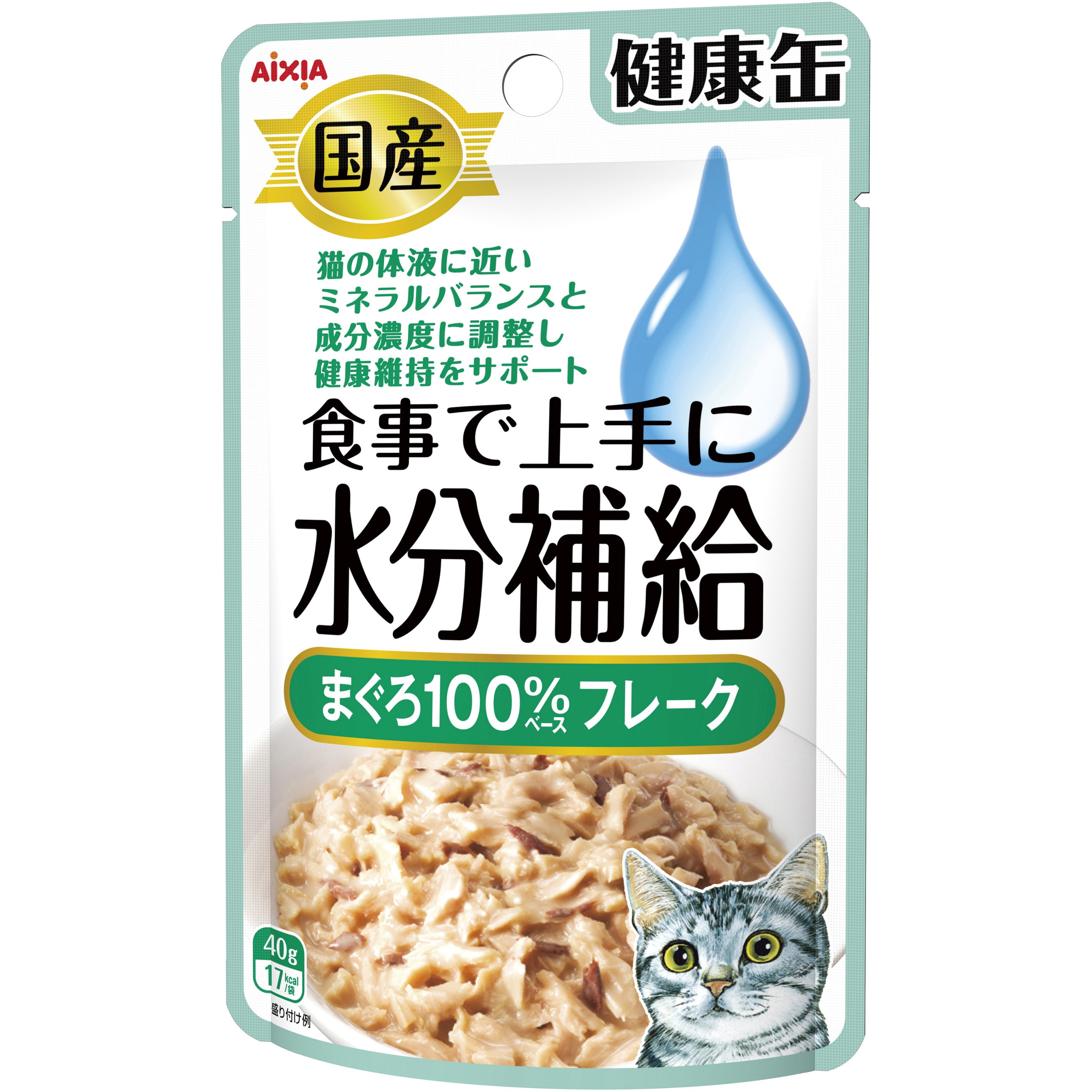 12775 国産 健康缶パウチ 水分補給 1個(40g) アイシア 【通販モノタロウ】