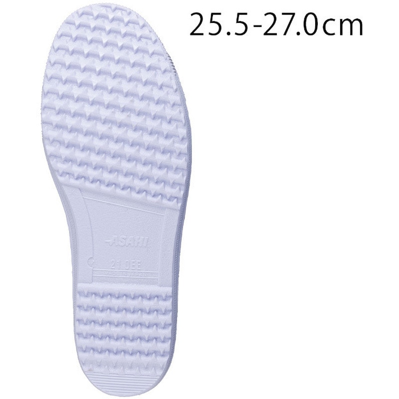 KD37961-26.5 アサヒビニールハイバレー VK ホワイト アサヒシューズ