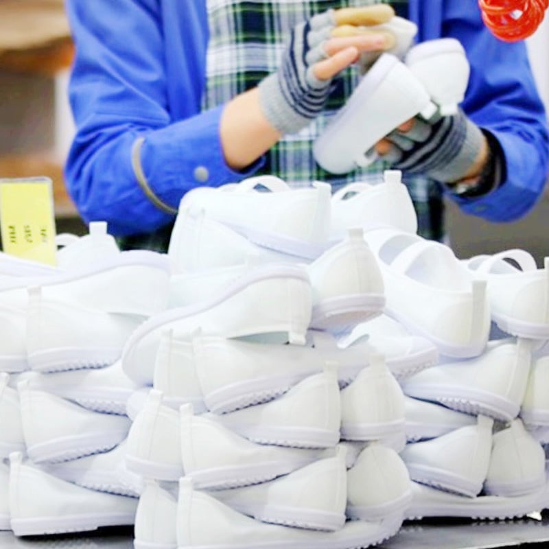 KD38001-27 アサヒハイスクールフロアー VK 白 アサヒシューズ