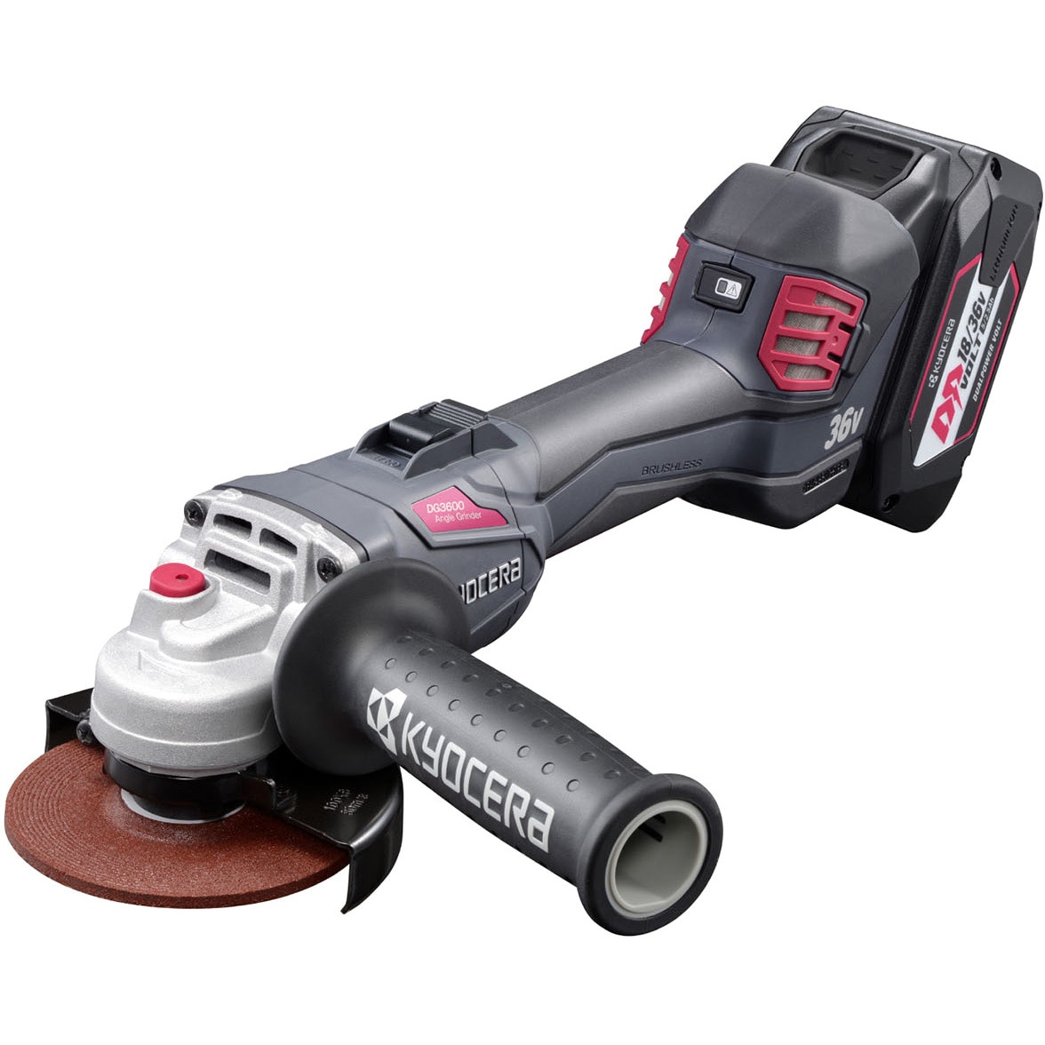 DG3600L2 36V充電式ディスクグラインダー(スライドスイッチ