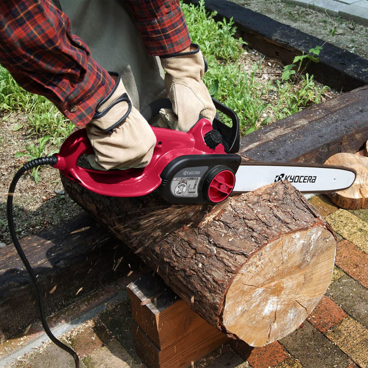 ACS402FS 電気チェンソー ACS402FS 1台 京セラインダストリアル