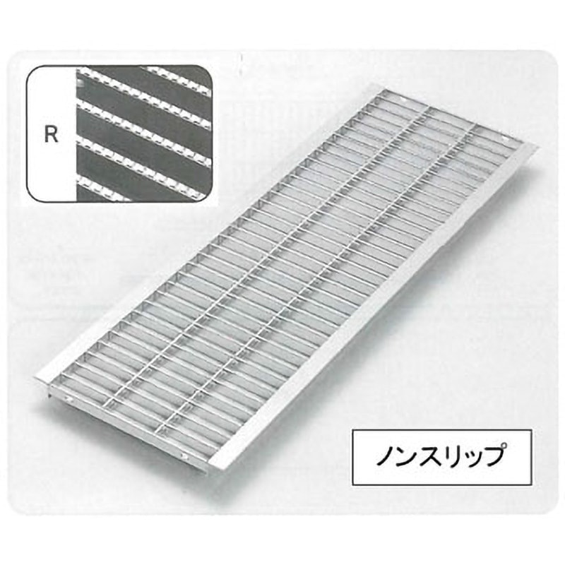 NSUR-15-15 ステンレスグレーチング細目ノンスリップ イズミ ピッチ15mm 歩道用 溝幅150mm本体長さ994mm  NSUR-15-15