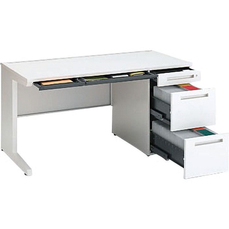 CZR-147CBC-9W9 CZR 片袖デスク＜配送時組立サービス付＞ イトーキ ホワイト色 高さ720mm幅1399mm奥行700mm  CZR-147CBC-9W9 58,788円