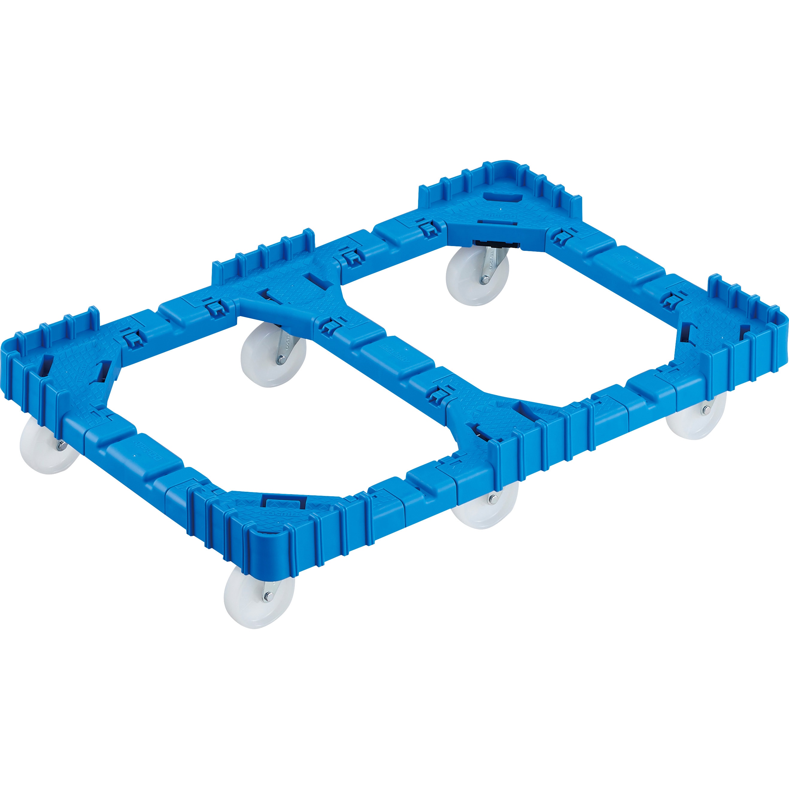 OCD-75AN-B 折りたたみコンテナ用ドーリー”OCドーリー” 75オリコン・6輪(ガード付) 1台 TRUSCO 【通販モノタロウ】