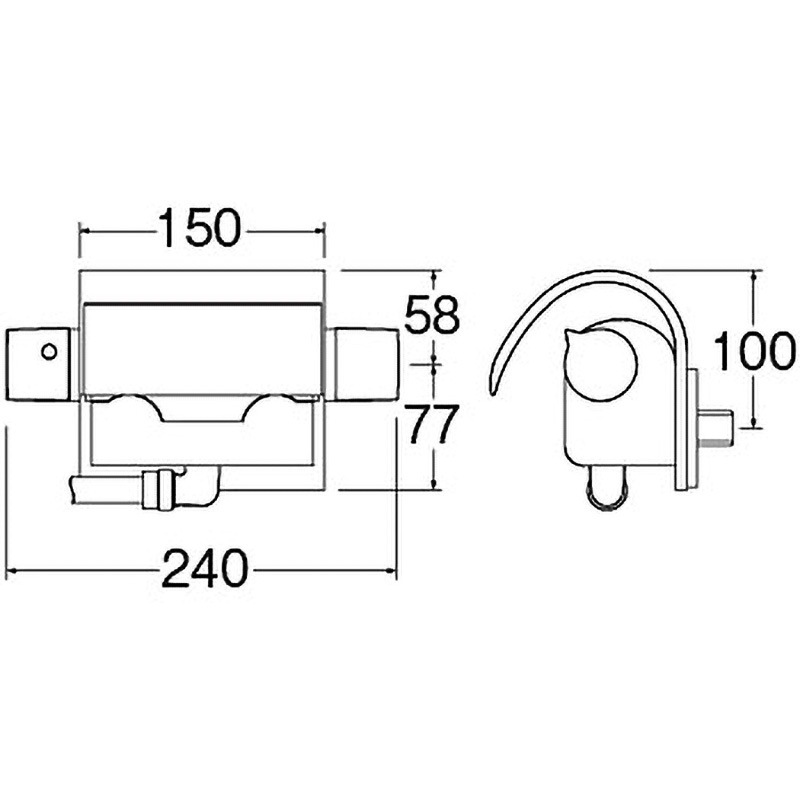 SK2890-13 サーモシャワー混合栓 1個 SANEI(旧:三栄水栓製作所) 【通販