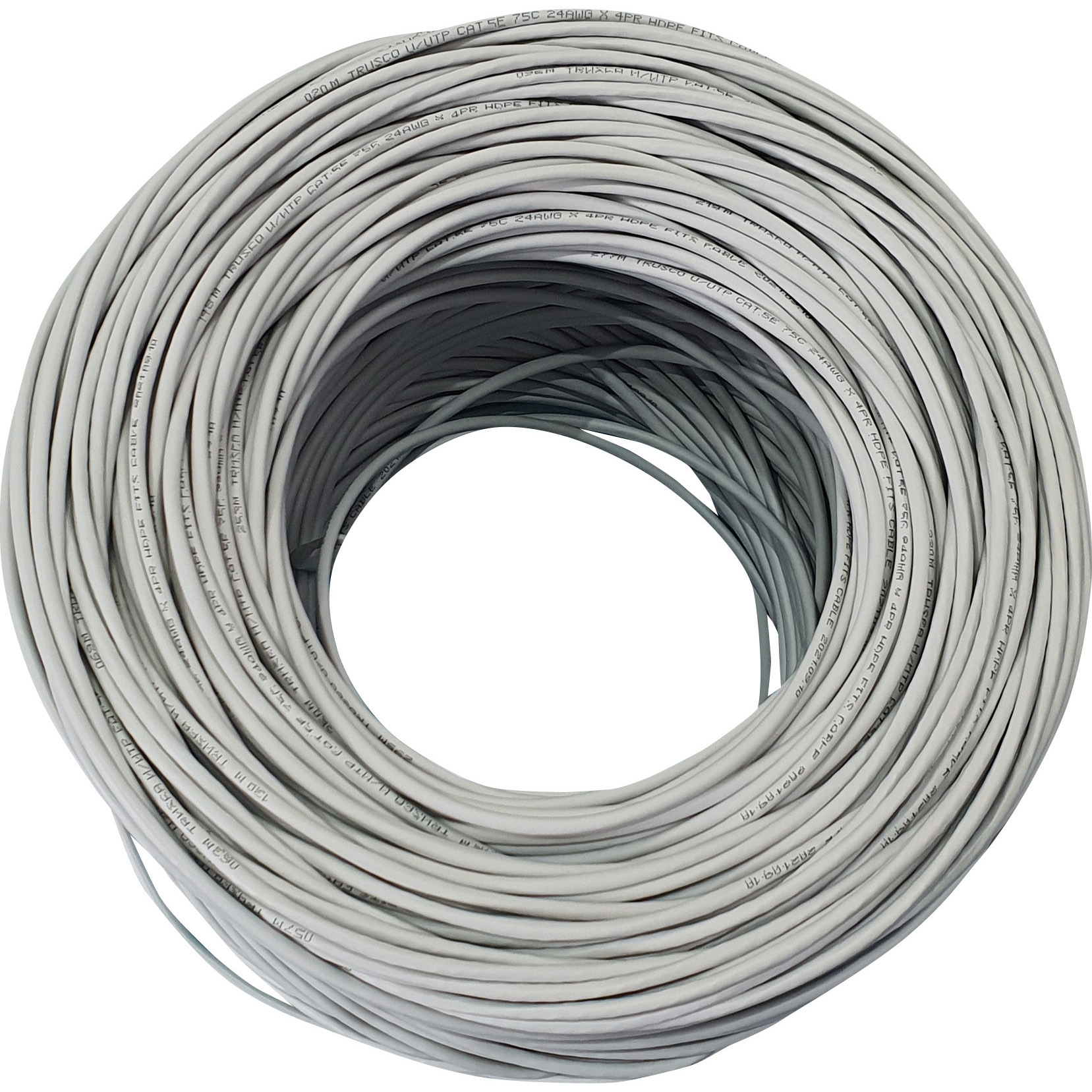 TUTP-CAT6-300G LANケーブル カテゴリ6 TRUSCO 屋内 単線 1Gbps 300m