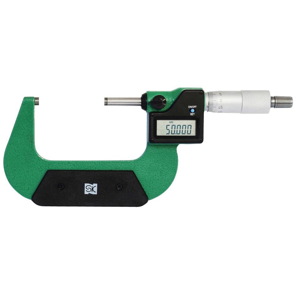 QEM133-75 デジタル外側マイクロメータ 1個 SK(新潟精機) 【通販モノタロウ】