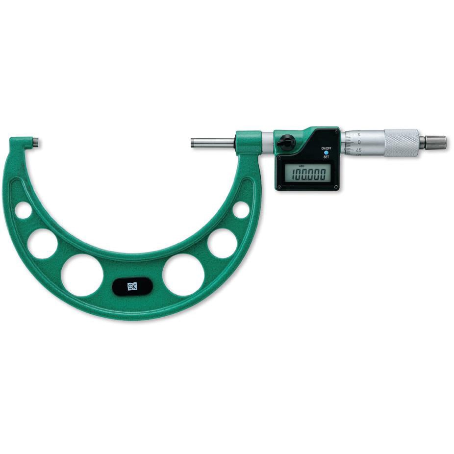 QEM133-125 デジタル外側マイクロメータ 1個 SK(新潟精機) 【通販モノタロウ】
