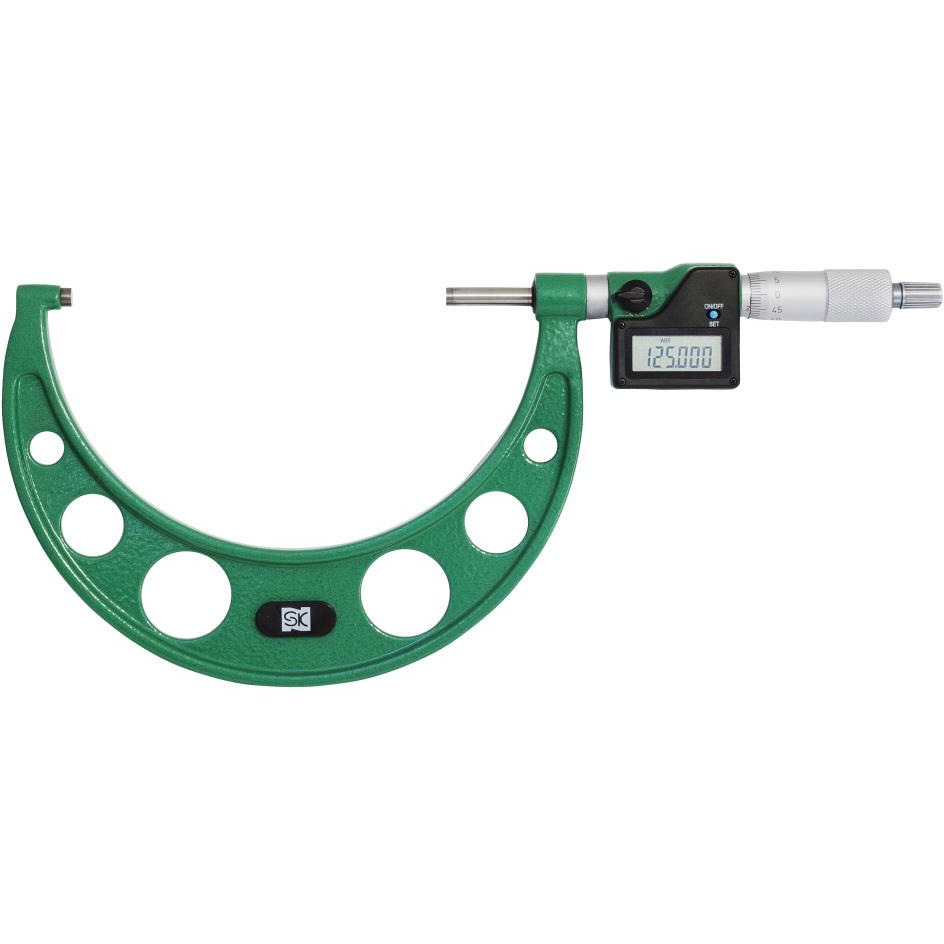 QEM133-150 デジタル外側マイクロメータ 1個 SK(新潟精機) 【通販モノタロウ】 21,082円