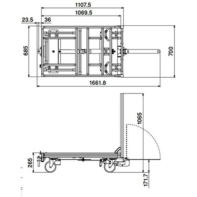 GFW-363 4WS標準台車 SUS(エスユーエス) 荷重200kg - 【通販モノタロウ】