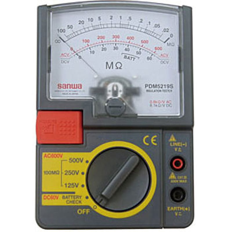 PDM-5219S 絶縁抵抗計 1個 DENSAN(デンサン/ジェフコム) 【通販モノタロウ】