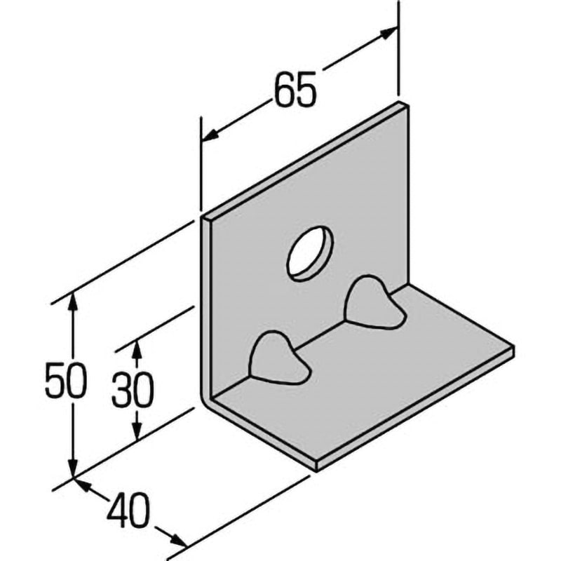 KP1-30C-3.2 自立コンピース コンドーテック 板厚3.2mm 1箱(100個)