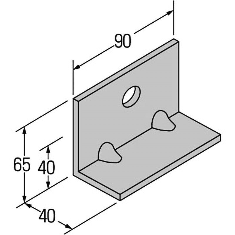 KP1-40 自立コンピース コンドーテック 板厚4.5mm 1箱(60個)