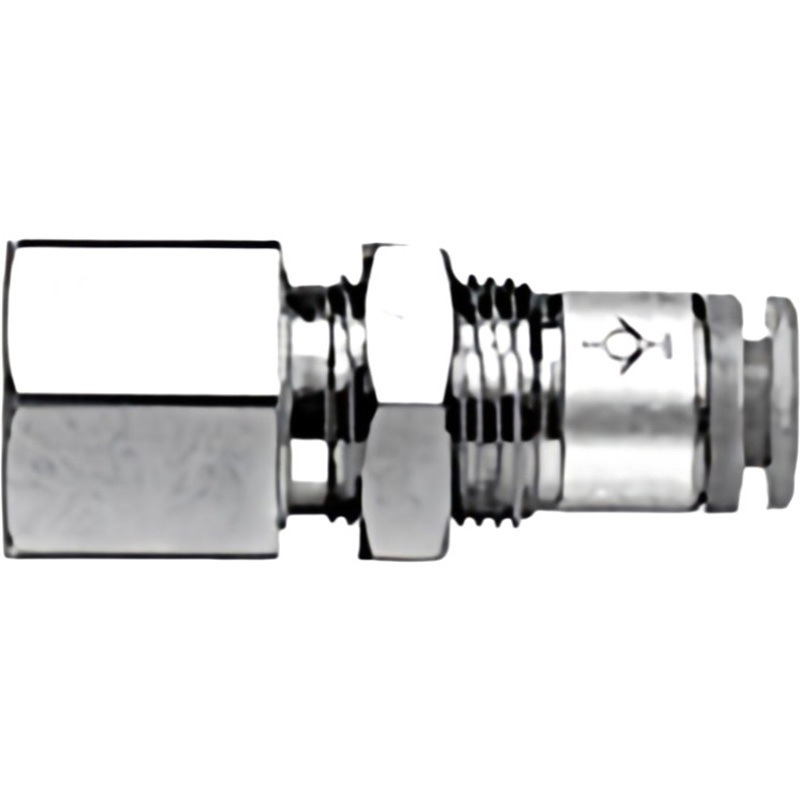 KCE04-00 チューブカプラ  (KC～) SMC 適合チューブ外径4mm 1袋(10個) KCE04-00