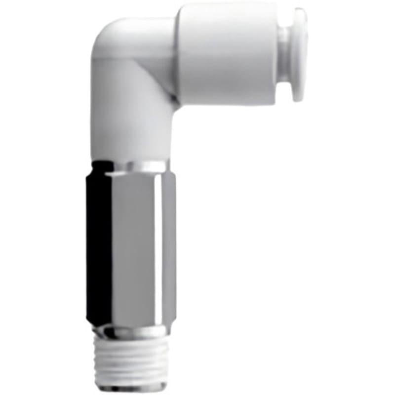 KGW08-01S-X17 ロングエルボユニオン (KGW～) SMC ねじの種類R 1/8 適合チューブ外径8mm 1袋(2個) KGW08-01S-X17