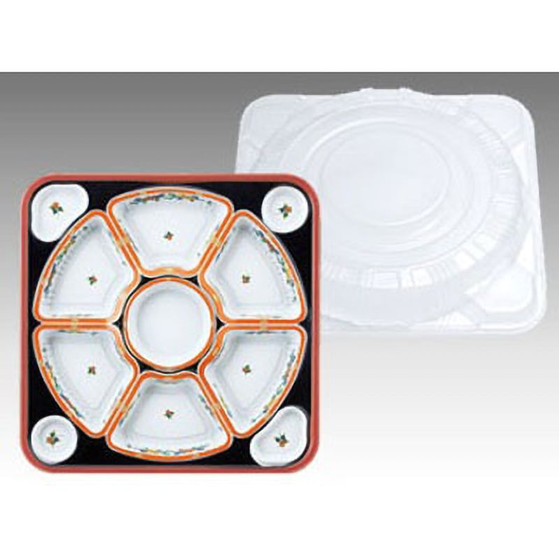 TOー460 オードブル容器 有田 1ケース(20枚×4袋) アヅミ産業 【通販モノタロウ】