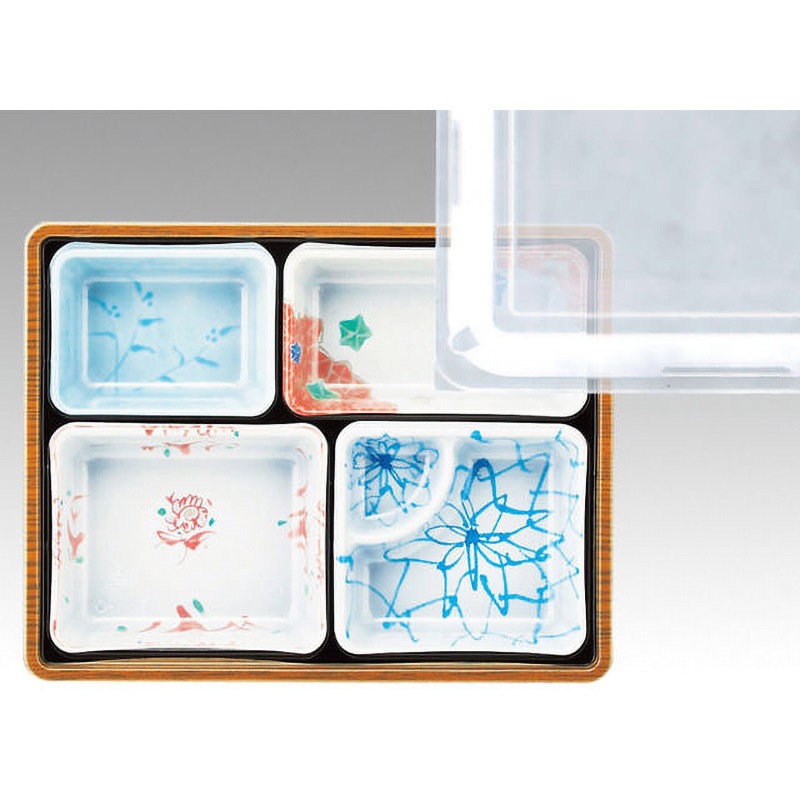 T-90 弁当容器 セット 1ケース(100枚×2袋) アヅミ産業 【通販モノタロウ】