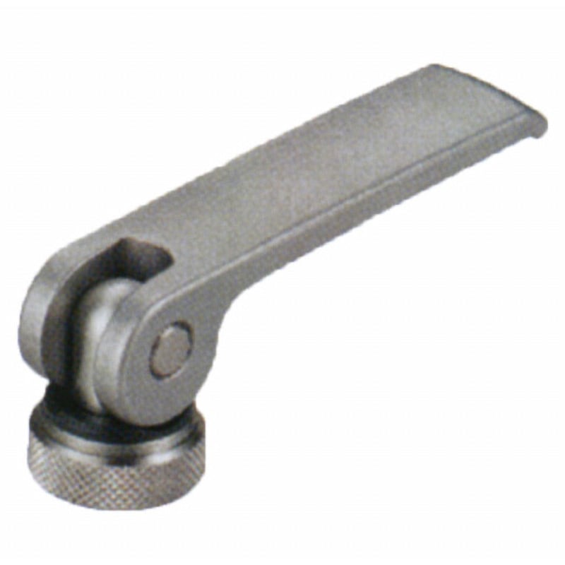 LWAFS-82-M8-ANI カムレバー(めねじ) - 調整タイプ - オールステンレス製 NBK(鍋屋バイテック会社) L字形 取付穴径M8mm取付長12mm  LWAFS-82-M8-ANI