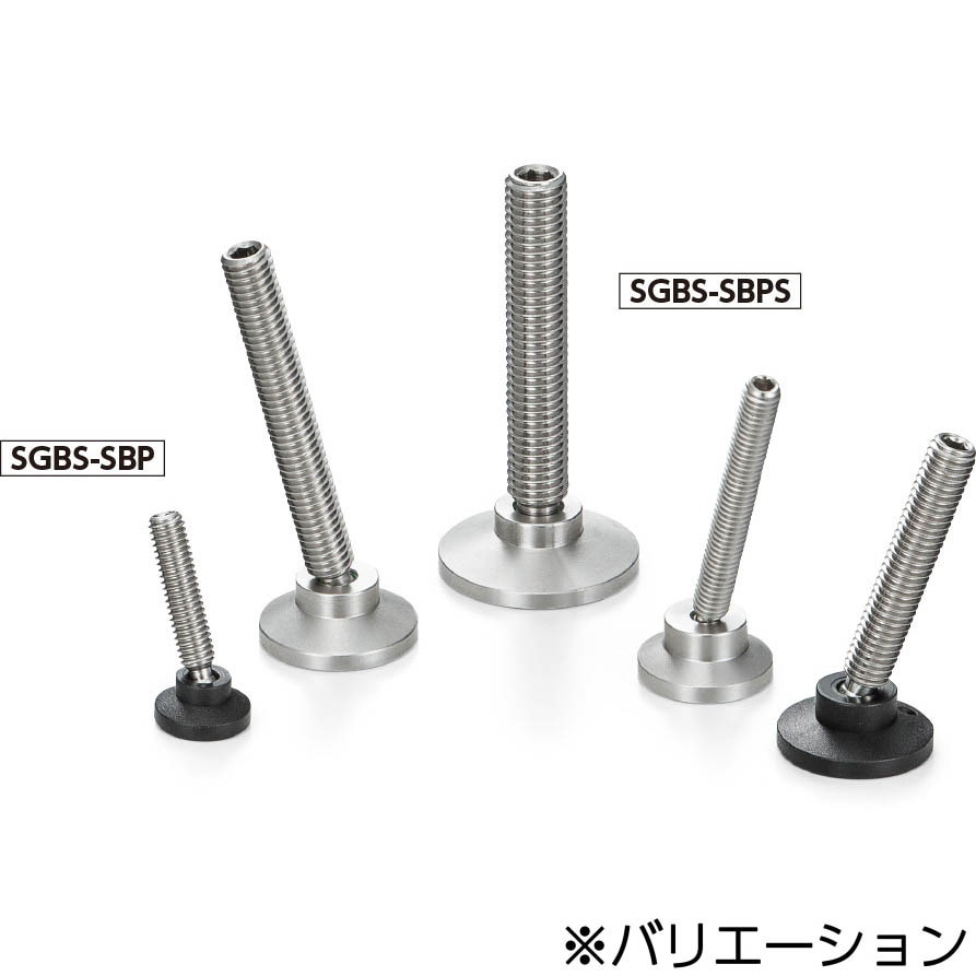 SGBS-M10-80-SBP21 スラストパッドつきグラブスクリュー