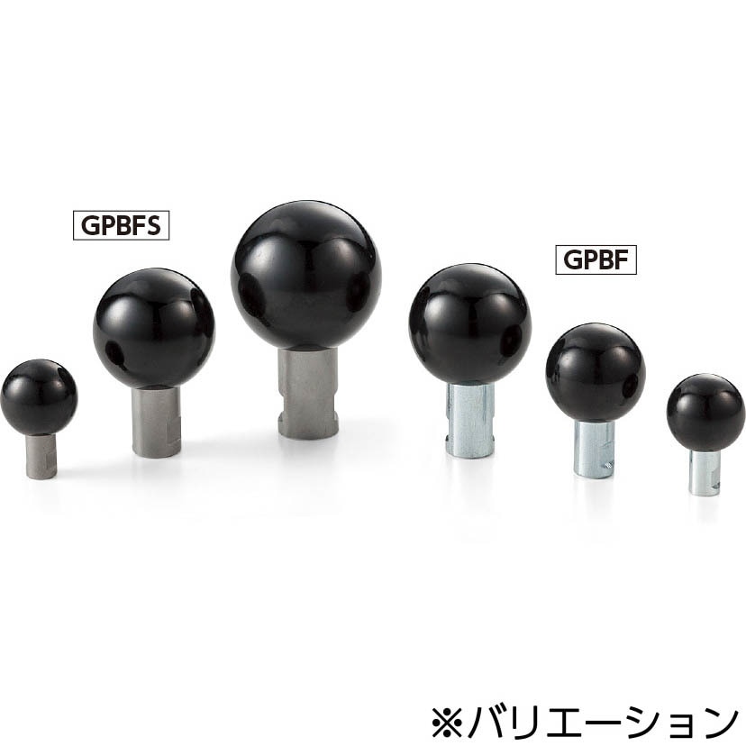 GPBFS-8 プラスティックボール回転グリップ(めねじ) 1個 NBK(鍋屋