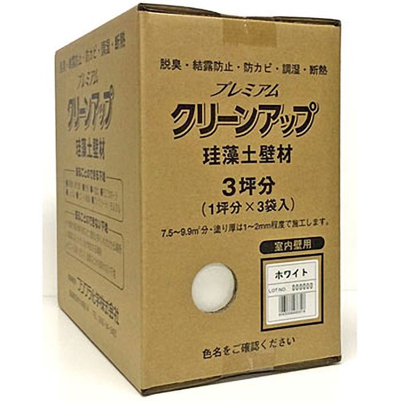 プレミアム珪藻土壁材 3坪用 1箱 フジワラ化学 【通販モノタロウ】 7,648円