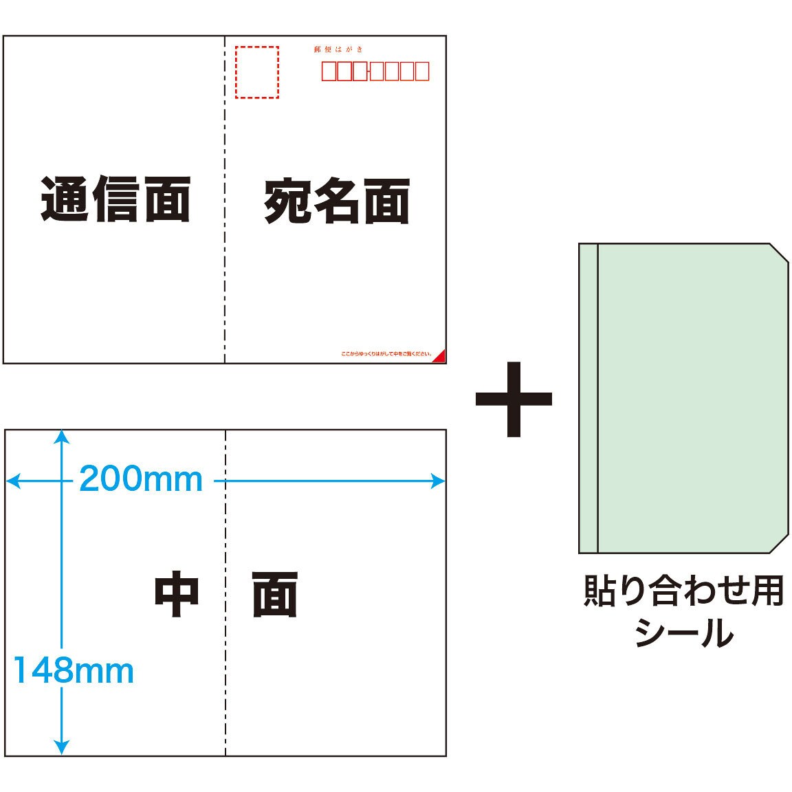 Jp Hksec13n インクジェット用シークレットはがき サンワサプライ サイズ 往復はがき Jp Hksec13n 1袋 セット 通販モノタロウ