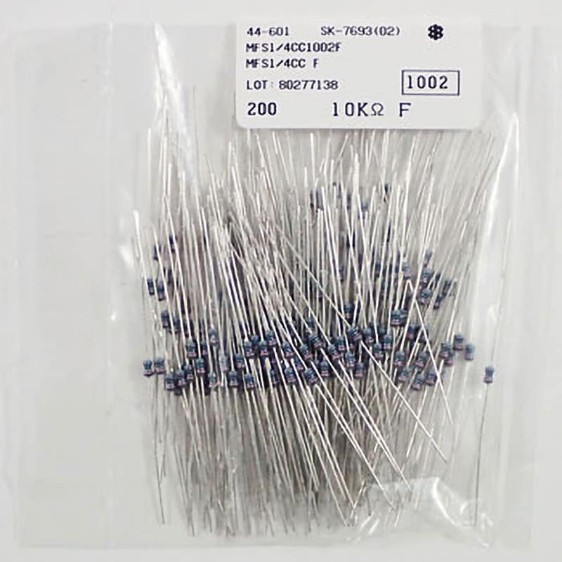 MFS1/4CC1002F 塗装絶縁形金属皮膜固定抵抗器 MF 1袋(200個) KOA 【通販モノタロウ】