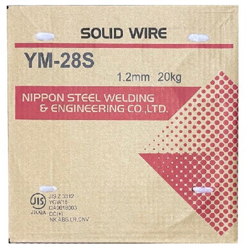 YM-28S(Φ1.2×20) 軟鋼及び490MPa級高張力鋼用・Ar+CO2ソリッドワイヤ 1 