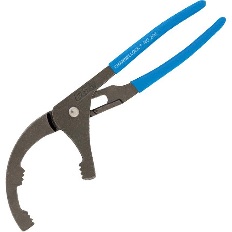 209 オイルフィルターレンチ CHANNEL 全長229mm適合径45～76mm