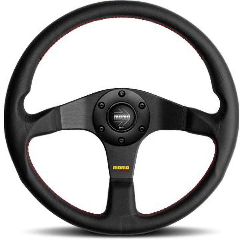 momo スポーツステアリング 黒　送料込み momo スポーツステアリング D型 黒 現状渡し - メルカリ