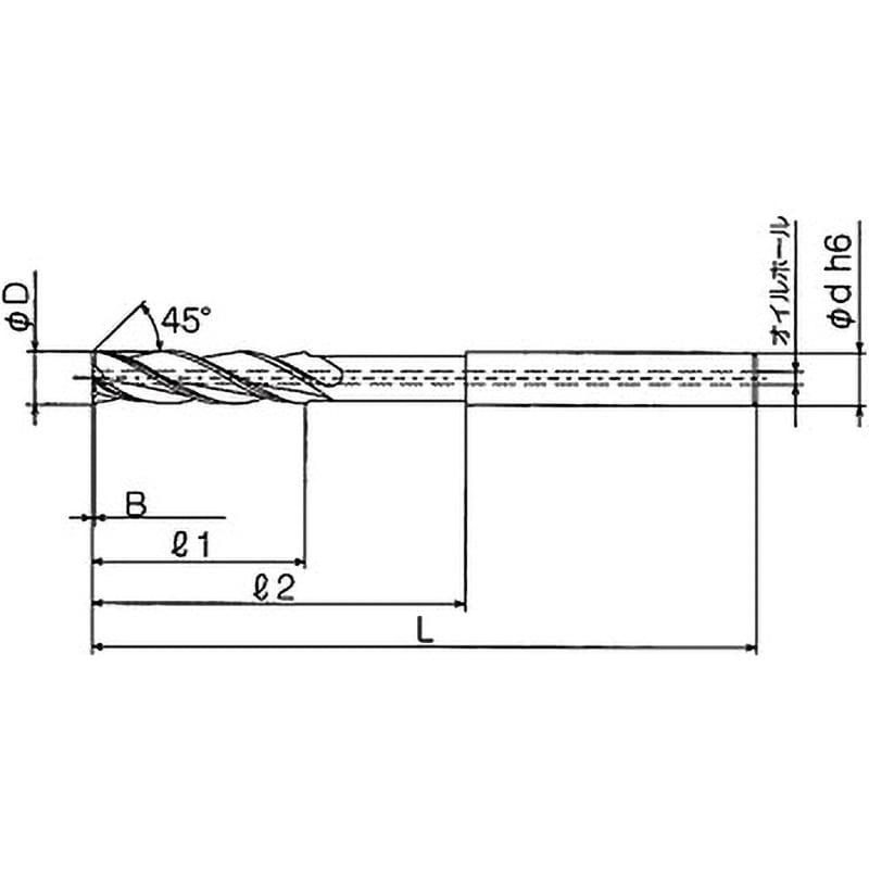 FP 超硬リーマ Eシリーズ オイルホール付 6.705 ( CE6.705H ) 超硬リーマ Eシリーズ オイルホール付 CE-H | エフ・ピー・ツール