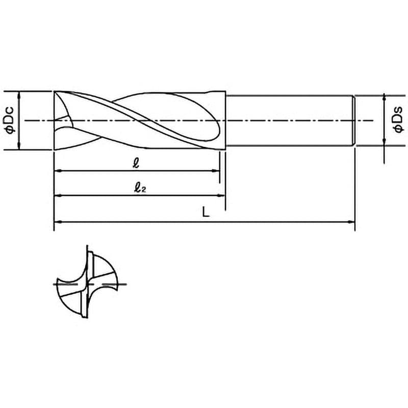 ADF-2D 18 超硬フラットドリル 2Dタイプ ADF-2D オーエスジー(OSG) EgiAsコーティング 刃径18mmシャンク径16mm全長130mm  - 【通販モノタロウ】