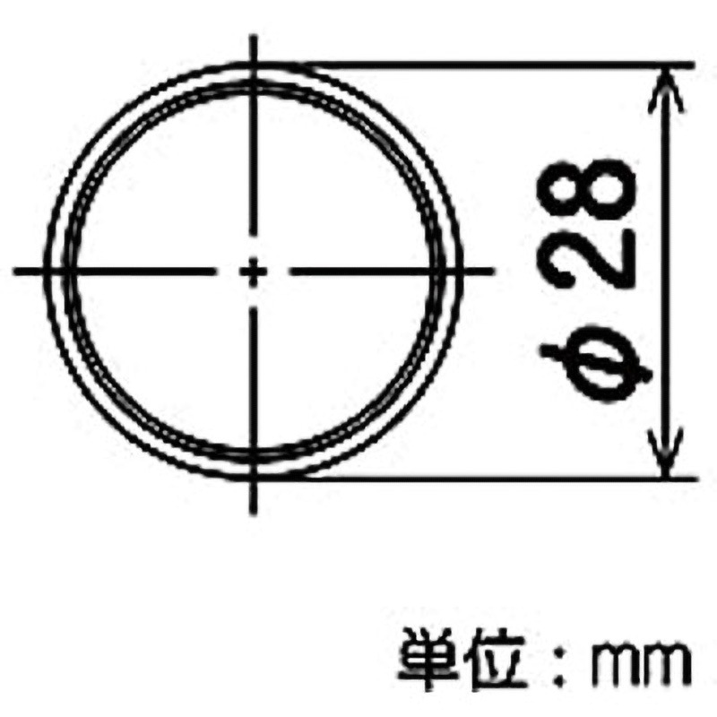 H-3000 S IVO イレクター Φ28パイプ 矢崎化工 全長3000mm 1セット(5本