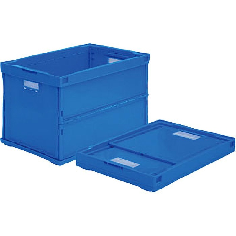 55930000BL504 ペタンコ サンコー(三甲) 嵌合商品マドコン HBC-51B-D ブルー色 容量61.8L 種別559300 フタのなし 1個