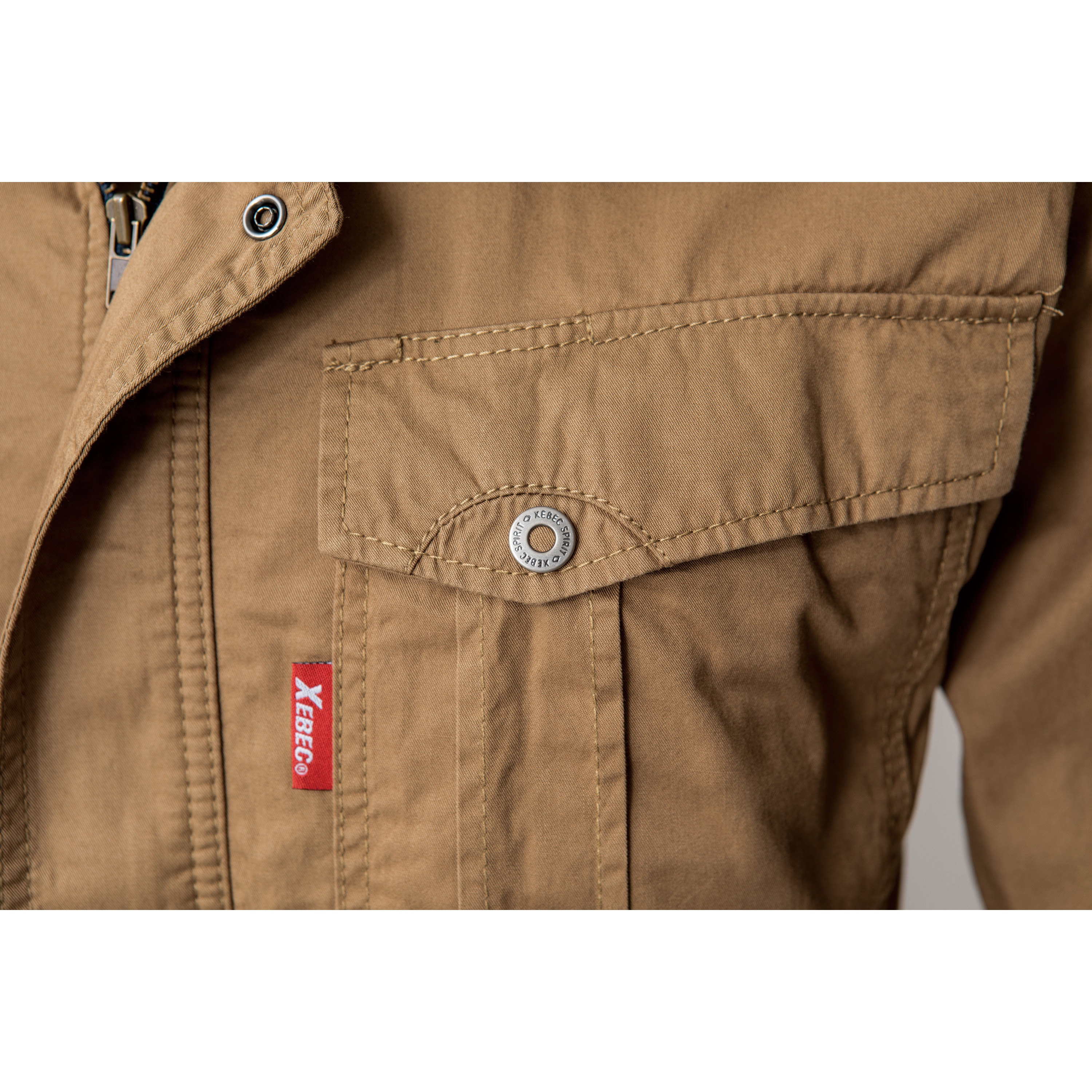 1794 長袖ブルゾン 1794 ジーベック 綿サマーツイル ストーンブラック色 LL着丈67cm