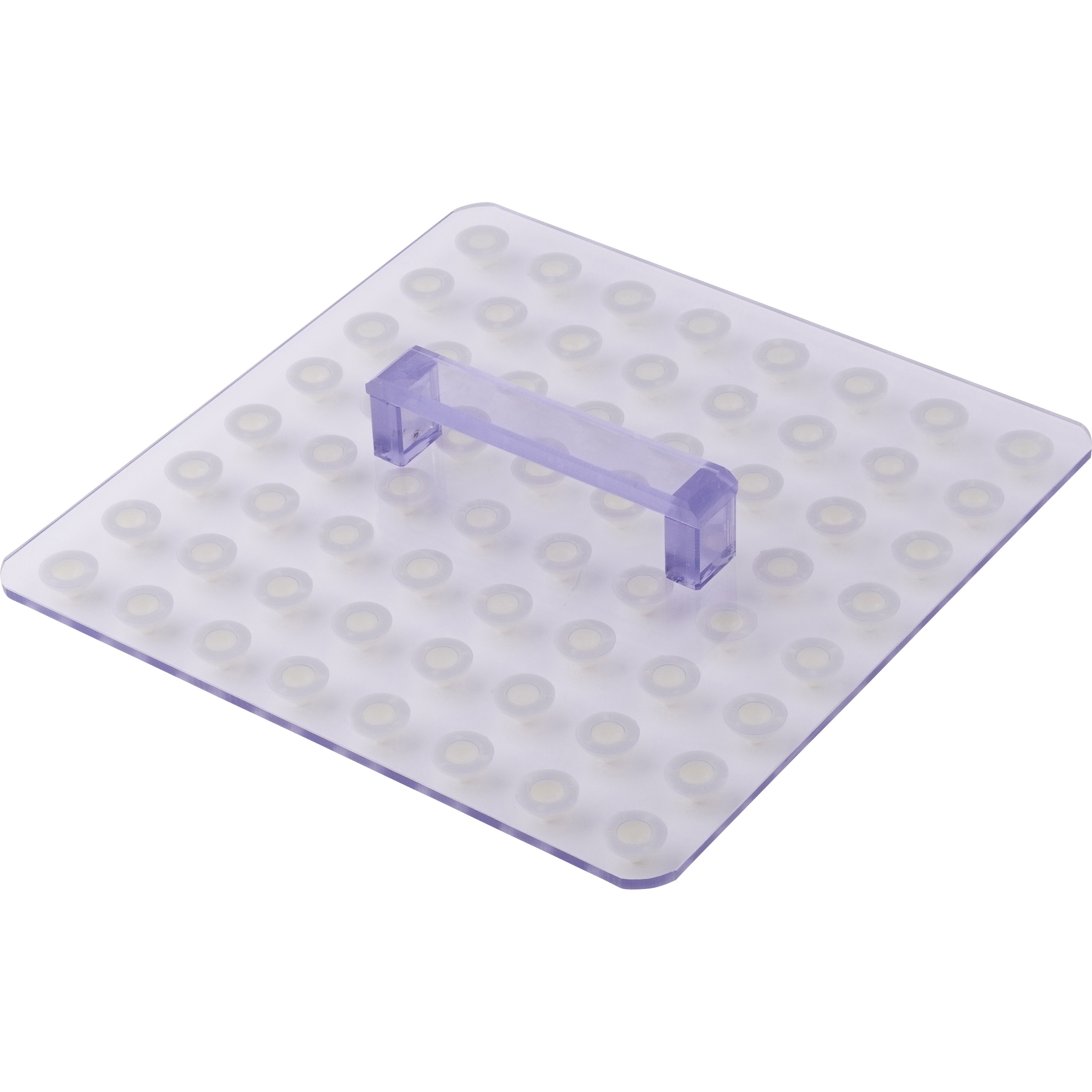 空中ポットレストレー穴押し器　128穴連結V型　アクリルプレス　セルトレイ穴開け 空中ポットレストレー 穴押器 128連結 V型 1枚 阪中緑化資材 【通販