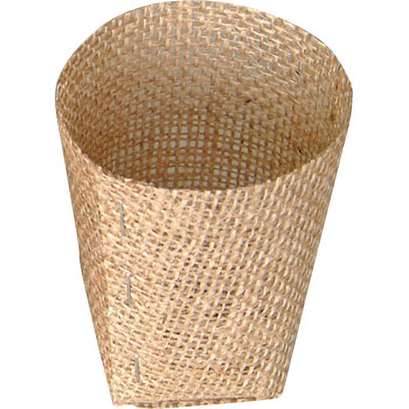 9.0cm 麻網目ポット 阪中緑化資材 高さ9cm 1セット(100個)