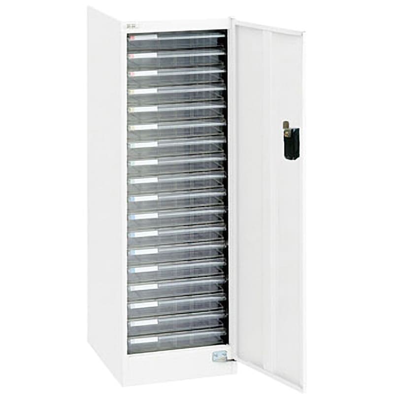 AF-NDS18シロ セキュリティフロアケース ダイヤル錠付 浅18段 ナカバヤシ シロ色 サイズA4