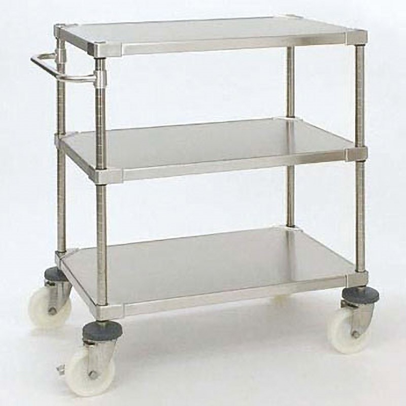 TS-CM1-HV ラボラトリーカート 耐薬品タイプ エレクターカート 間口839mm奥行461mm全高921mm  TS-CM1-HV