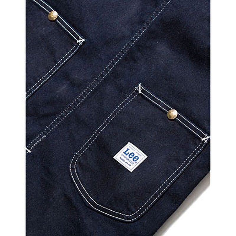 Lee オーバーオールエプロンM サイズ ネイビー Lee】オーバーオールエプロン｜名入れ刺繍｜ずっと着ていたい