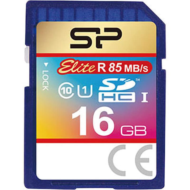 SP016GBSDHAU1V10 ELITE SDHCカード UHS-1 シリコンパワー